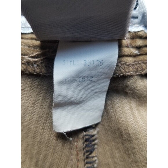 Vintage 2000's Y2K Marithe Francois Girbaud Corduroy  Pants Wide Leg Brown 7/8 - Picture 5 of 7